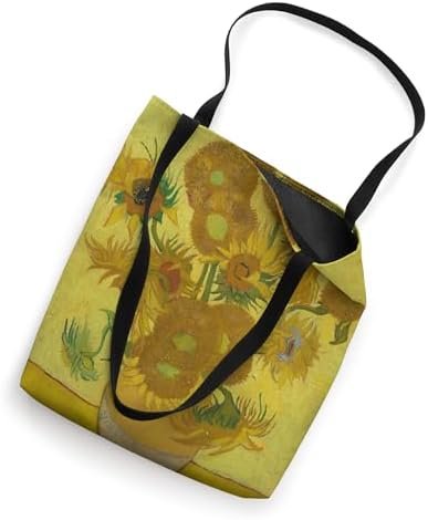 Yellow Sunflowers in Vase van Gogh Art Flower Painting Tote Bag