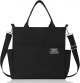 Women's Canvas Tote Bag Fashion Crossbody Handbag Large Capacity Travel Satchel