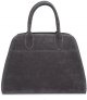 The Row Bag, Vintage Suede Tote for Women, Large Capacity Shoulder Satchel for Work Travel, Soft Leather Handbag