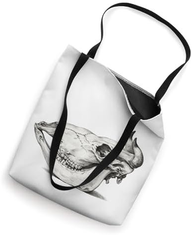 Cow Animal Skull Old Vintage Drawing Tote Bag