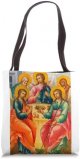 The Holy Trinity Eastern Orthodox Icon Tote Bag