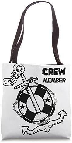 Crew Member Illustrated Logo Tote Bag