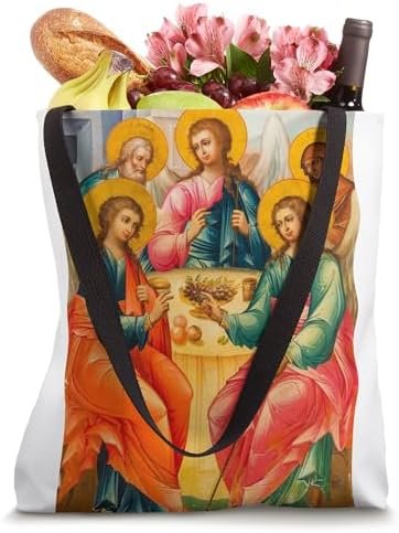 The Holy Trinity Eastern Orthodox Icon Tote Bag