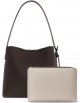Bucket Bag Vegan Leather Shoulder Purses for Women Trendy Adjustable Strap
