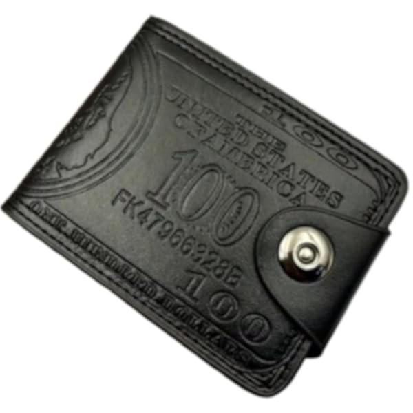 US Dollar Wallet – Slim RFID-Blocking Card Holder with 12 Multi-Slots | Minimalist Purse for Men & Women | Compact Travel Wallet for Cash, Cards & ID (Black), SPR1207735