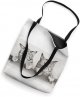 Sleepy Cats Vintage Black and White Illustration Tote Bag