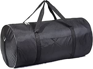 SQUARE JUMBO BLACK DUFFLE CARGO BAG LUGGAGE LAUNDRY TOTE (50Lb 30inches)