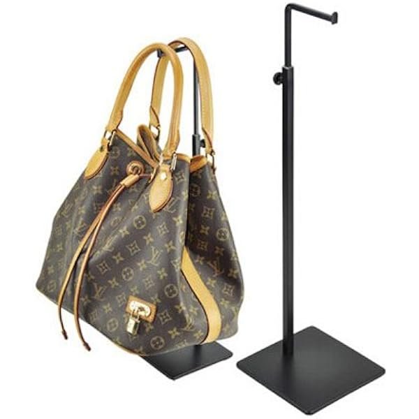 Black Metal Handbag Rack Women Handbag Stand Holder with Adjustable Height