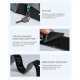 Running Belt Fanny Pack: Slim Waist Bag for Men Women, Workout Fitness Phone Holder for Exercise Marathon Jogging-Grey