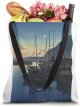 Dusky Blue Sky with Moon Crest Tote Bag