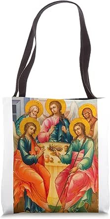 The Holy Trinity Eastern Orthodox Icon Tote Bag