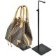 Black Metal Handbag Rack Women Handbag Stand Holder with Adjustable Height