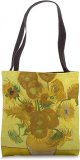 Yellow Sunflowers in Vase van Gogh Art Flower Painting Tote Bag