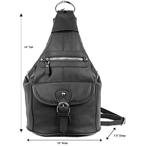 Leather Concealment Backpack
