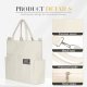 Women's Canvas Tote Bag Fashion Crossbody Handbag Large Capacity Travel Satchel