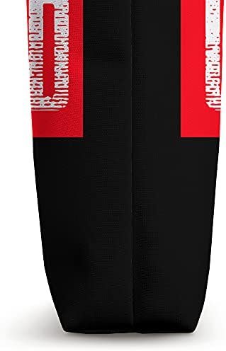 RED AND WHITE GRAPHIC DESIGN Tote Bag