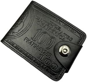 US Dollar Wallet – Slim RFID-Blocking Card Holder with 12 Multi-Slots | Minimalist Purse for Men & Women | Compact Travel Wallet for Cash, Cards & ID (Black), SPR1207735