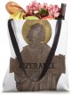 Girl Angel of Hope with a Halo Esperance Brown Vintage Art Tote Bag