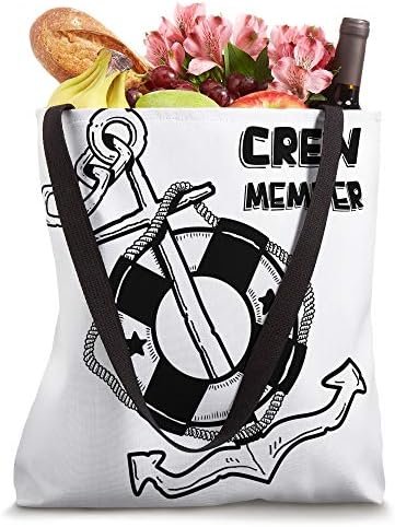 Crew Member Illustrated Logo Tote Bag