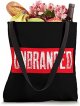 RED AND WHITE GRAPHIC DESIGN Tote Bag