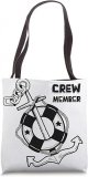 Crew Member Illustrated Logo Tote Bag