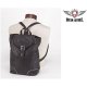 Women's Genuine Leather Studed Shoulder Bag, Back Pack 1 Big Pocket Black